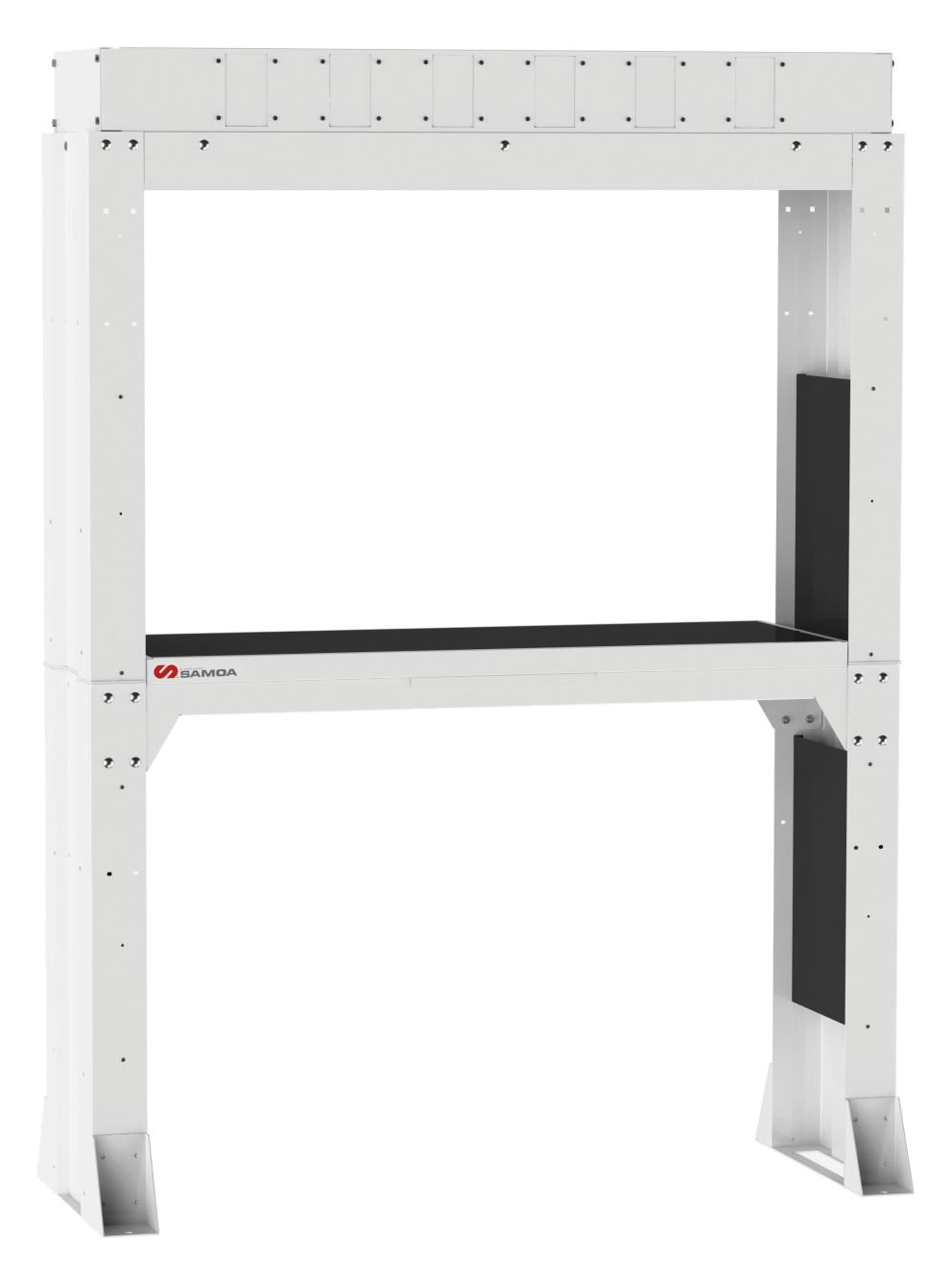 GANTRY FOR INSTALLATION OF 6 HOSE REELS WITH UPPER SUPPORT FOR METER
DISPLAYS, HIGH CAPACITY