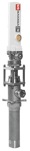 BOMBA NEUMÁTICA DE PISTON PUMPMASTER 2, PM2 - 1:1 EN ACERO INOXIDABLE, MURAL