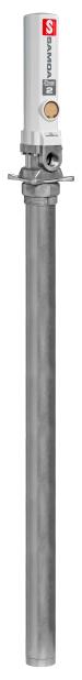 BOMBA NEUMÁTICA DE PISTON PUMPMASTER 2, PM2 - 1:1 PROTECCIÓN DE NÍQUEL
CON TUBO DE SUCCIÓN, BIDÓN 205 L (55 GAL)