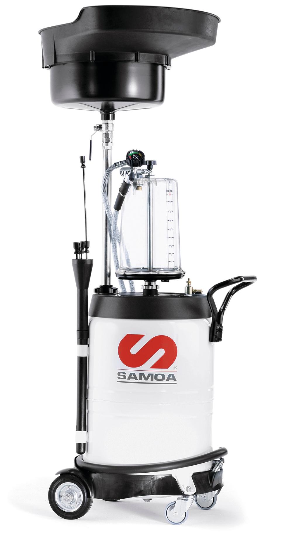 COMBINED WASTE OIL SUCTION AND GRAVITY COLLECTION UNIT WITH TRANSPARENT
CHAMBER, 100 L