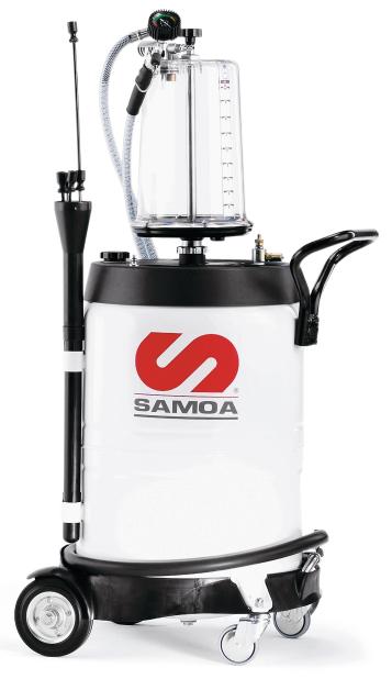WASTE OIL SUCTION AND GRAVITY COLLECTION UNIT WITH TRANSPARENT CHAMBER,
100 L