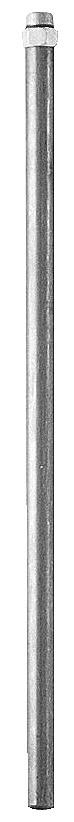 SUCTION TUBE FOR PISTON PUMPS, Ø 48 MM, 1.000 MM x 1 1/2