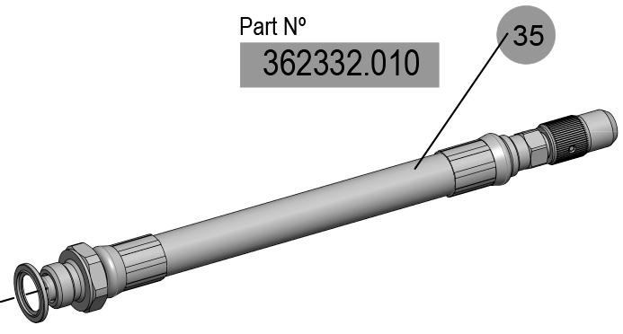 60º RIGID OUTLET MET WITH QUARTER TURN OPENING NON-DRIP TIP