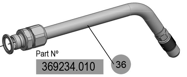 EXTENS. FLEX. RECTA ORIENTABLE 1/4V (BSP) MET.