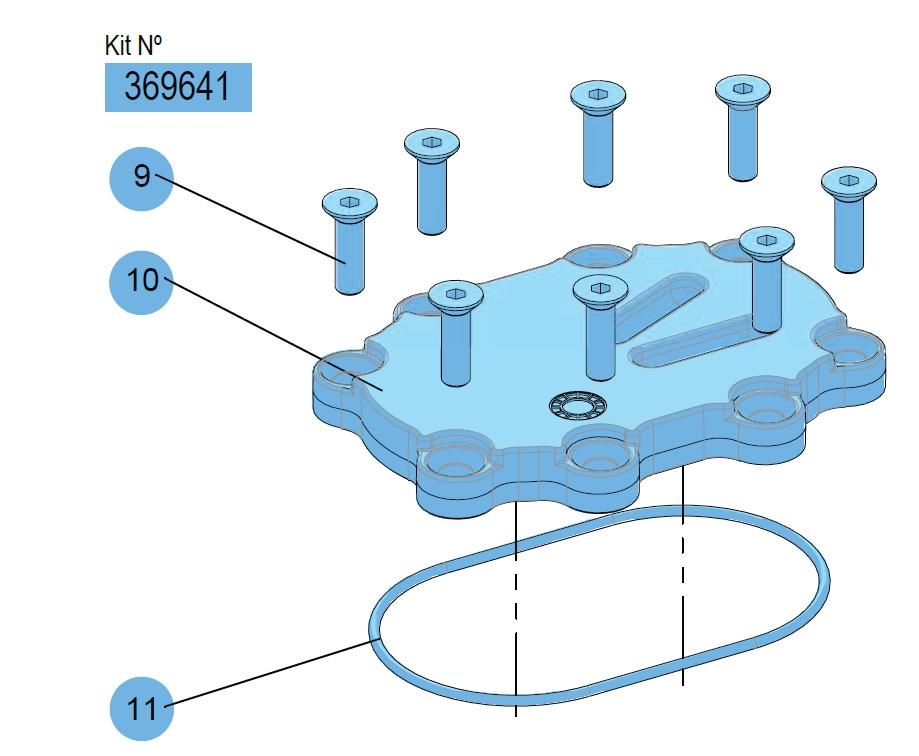 KIT TAPA CÁMARA C30(AL)/CGI30