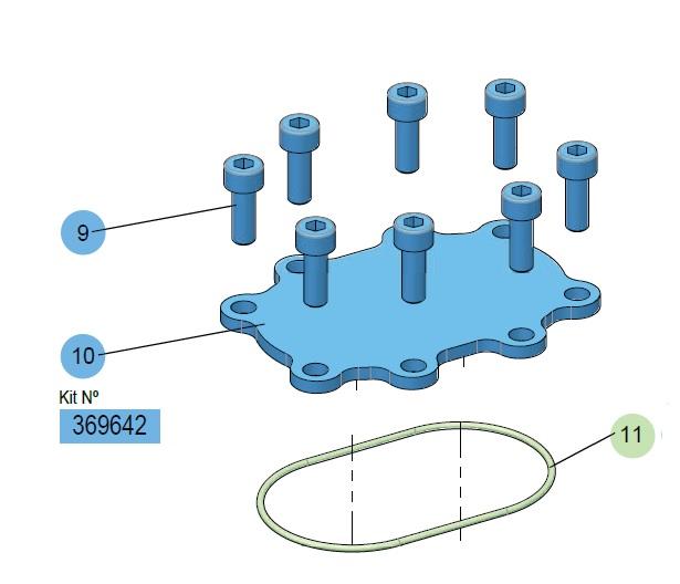 KIT TAPA CÁMARA C30(PVC)/CGI30(PVC)