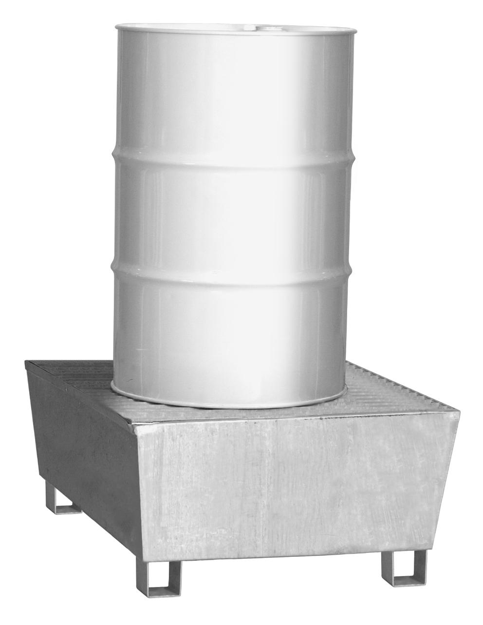 SPILL CONTAINMENT SUMP FOR 205 L DRUMS, 400 KG, 1 DRUM
