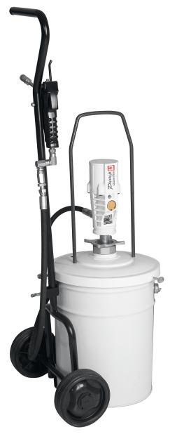 PUMPMASTER 3 - 55:1 RATIO GREASE PNEUMATIC PUMP, 20 KG PAILS MOBILE PACKAGE