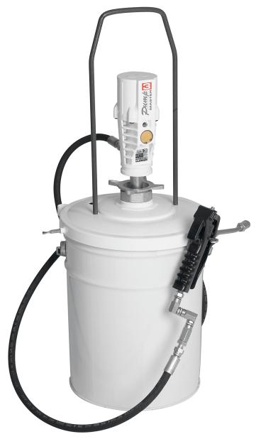 PUMPMASTER 3 - 55:1 RATIO GREASE PNEUMATIC PUMP, 20 KG PAILS PORTABLE PACKAGE