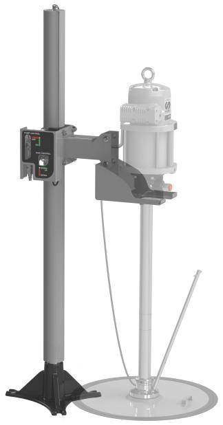 ELEVADOR NEUMÁTICO MONOPOSTE CON INDUCTOR POR GRAVEDAD PARA BOMBAS DE
PISTÓN PM45 Y PM60, BIDÓN 185 KG