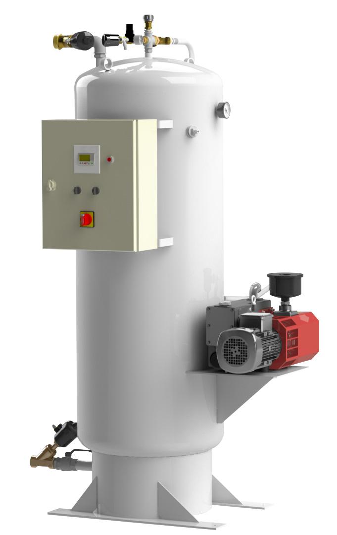 HIGH VACUUM CENTRAL SUCTION UNIT FOR WASTE FLUIDS, 0.75 KW