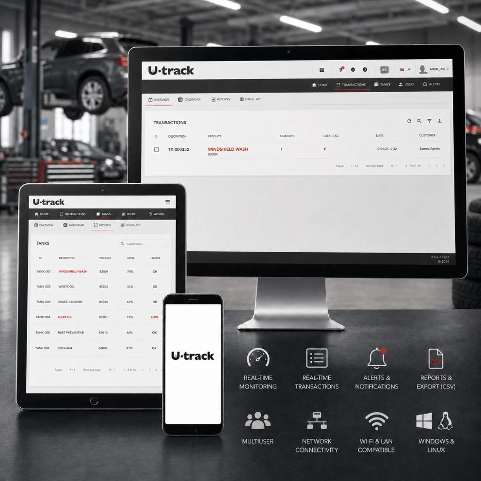 U·TRACK, PC SOFTWARE FOR NEX·U· SYSTEM