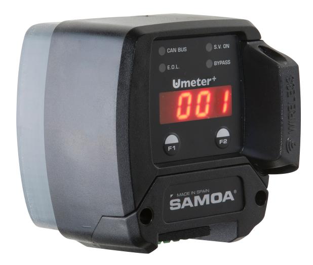 U·METER+, FLOW METER WITH BLUETOOTH, PP, 1/2