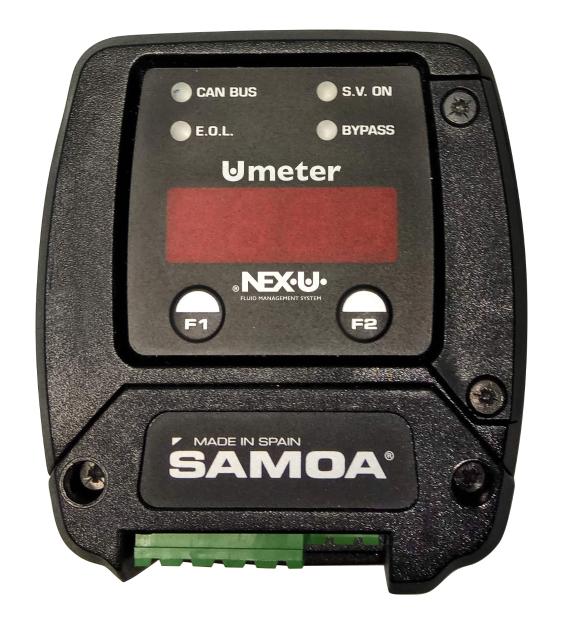 U·METER, FLOW METER, ALUMINUM, 3/4