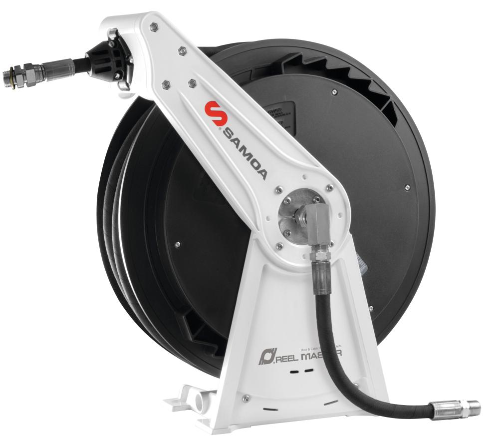 SINGLE ARM ALUMINIUM HOSE REEL, RM-12S SERIES, 10 M, 1/2