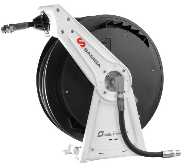 SINGLE ARM ALUMINIUM HOSE REEL, RM-12S SERIES, 10 M, 1/2