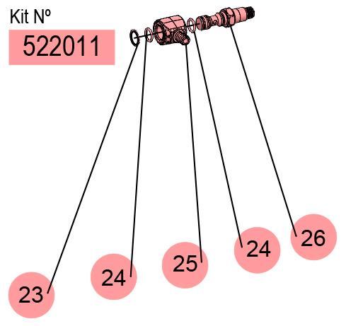 522011, KIT EJE + CONJUNTO RÓTULA