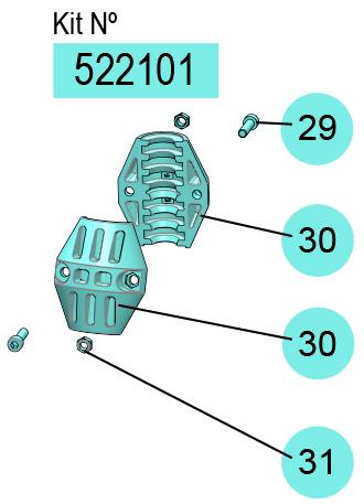 HOSE STOPPER KIT, 522101 CODE