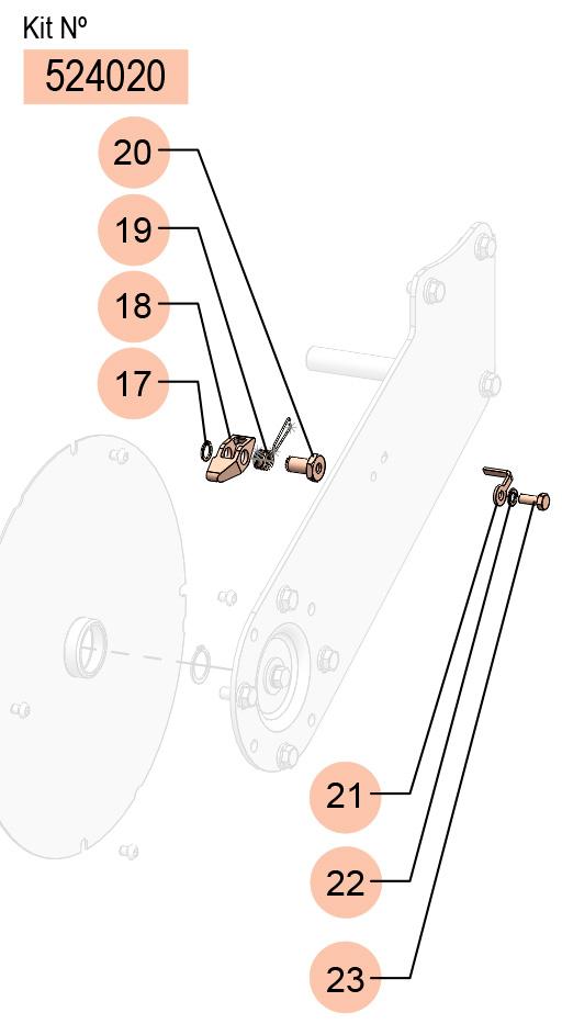 RATCHET ASSEMBLY KIT, 524020 CODE