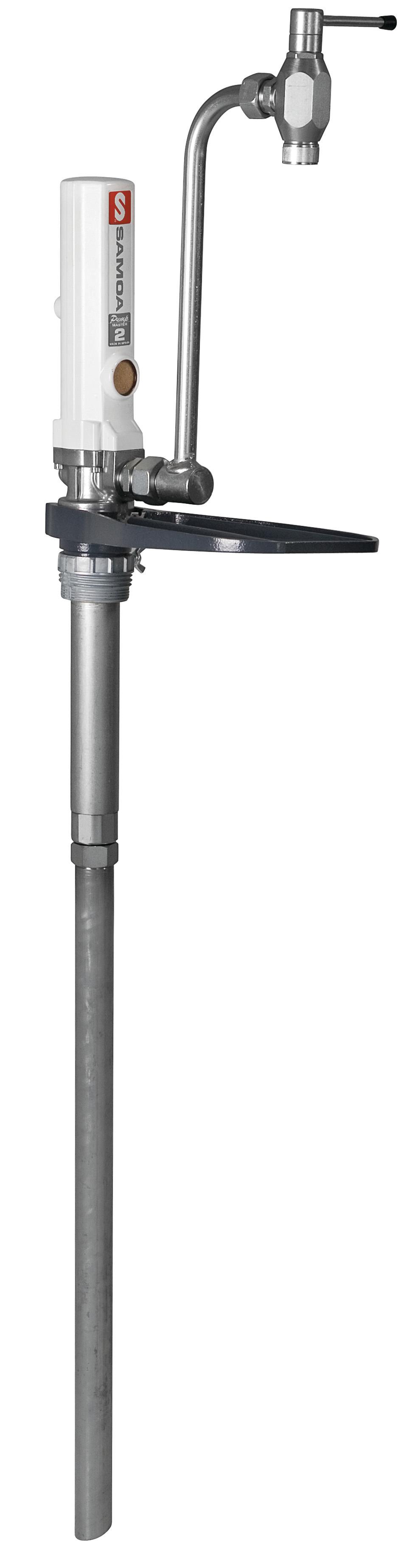 PUMPMASTER 2 - 3:1 RATIO OIL PNEUMATIC PUMP, 205 L DRUM SPIGOT VALVE
STATIONARY PACKAGE