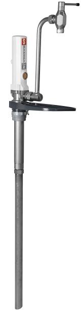 PUMPMASTER 2 - 3:1 RATIO OIL PNEUMATIC PUMP, 205 L DRUM SPIGOT VALVE
STATIONARY PACKAGE