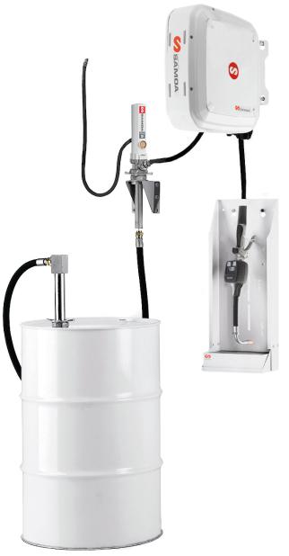 PAQUETE ESTACIONARIO DE BOMBA NEUMÁTICA PUMPMASTER 2 - 3:1 PARA ACEITE
CON ENROLLADOR RM-12CL, MURAL, BIDÓN 205 L