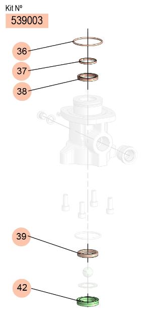 (OIL) PM45-10:1 LOWER SEAL KIT