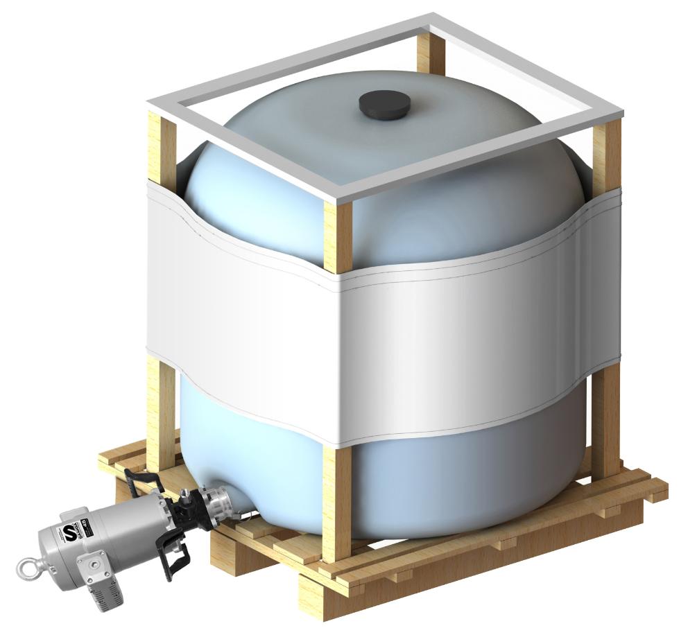 PUMPMASTER 45 - 40:1 RATIO GREASE PNEUMATIC PUMP, TANK HORIZONTAL
MOUNTED KIT