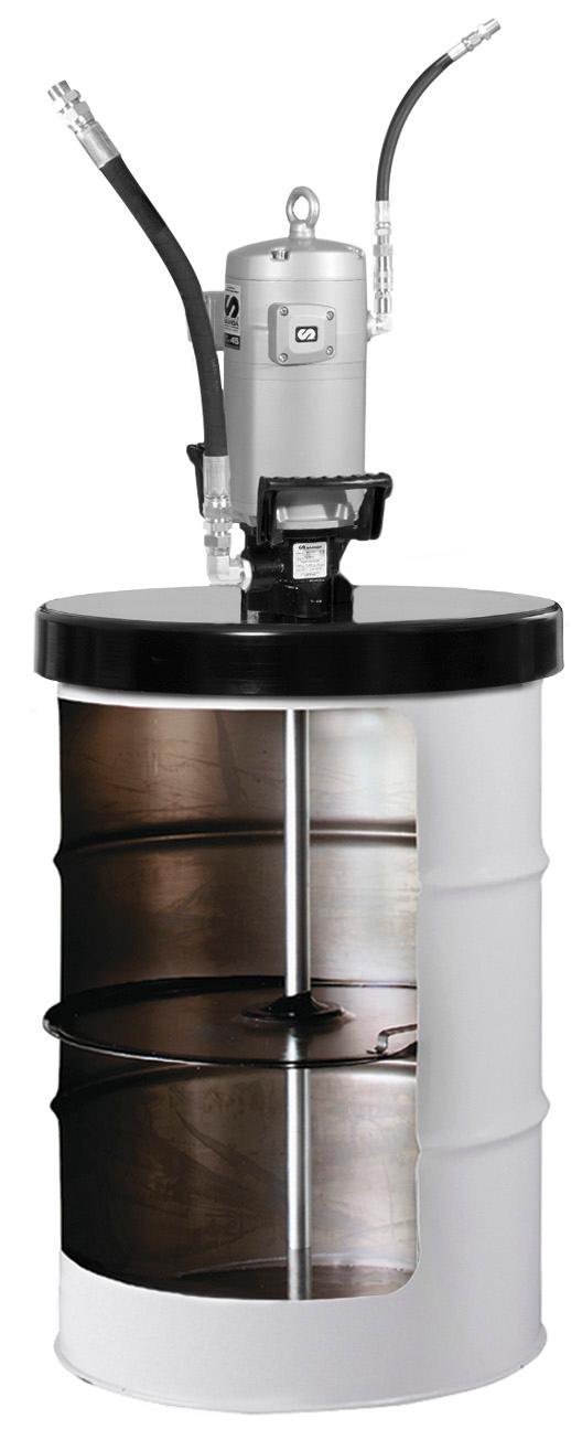 PUMPMASTER 45 - 40:1 RATIO GREASE PNEUMATIC PUMP, 185 KG DRUM KIT