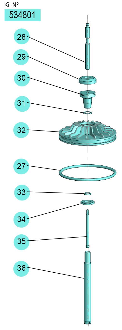PM60-80:1 AIR VALVE KIT