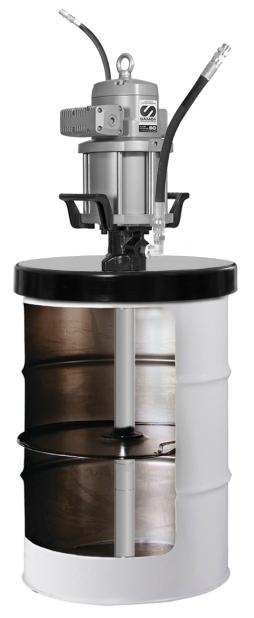 PUMPMASTER 60 - 80:1 RATIO GREASE PNEUMATIC PUMP, 185 KG DRUM KIT