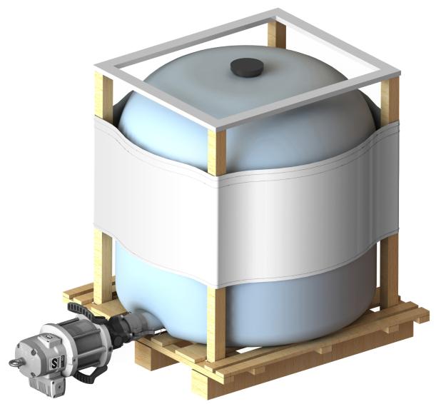 KIT DE BOMBA NEUMÁTICA PUMPMASTER 60 - 12:1 PARA GRASA, MONTAJE
HORIZONTAL, CISTERNA