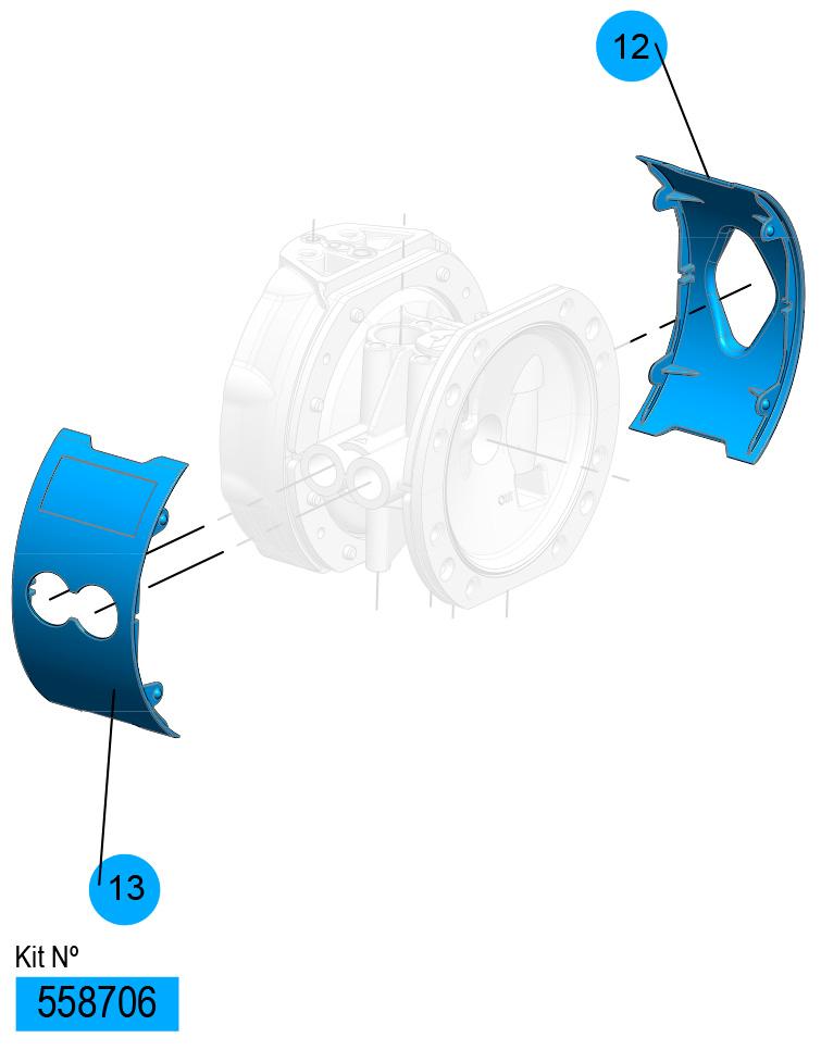 558706, KIT CARENAS DF-50T