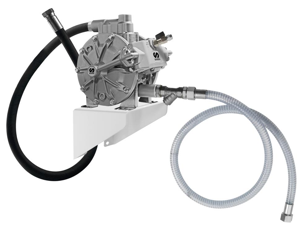 DP200 1:1 - FLUID TRANSFER PNEUMATIC PUMP, 205 L/MIN, WALL MOUNTED KIT