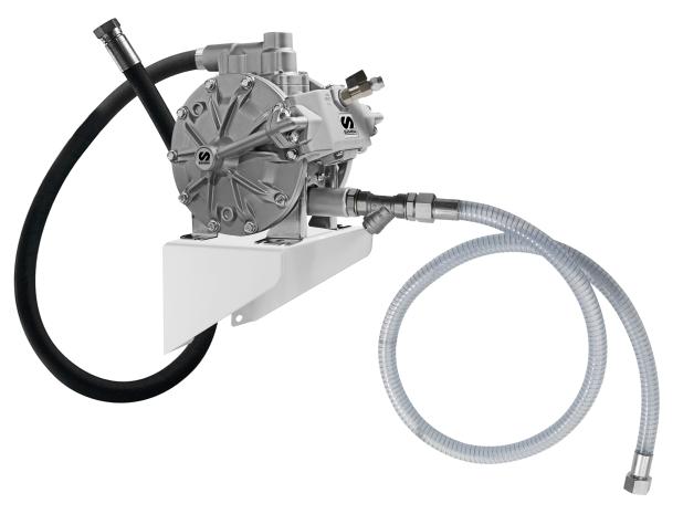 DP200 1:1 - FLUID TRANSFER PNEUMATIC PUMP, 205 L/MIN, WALL MOUNTED KIT