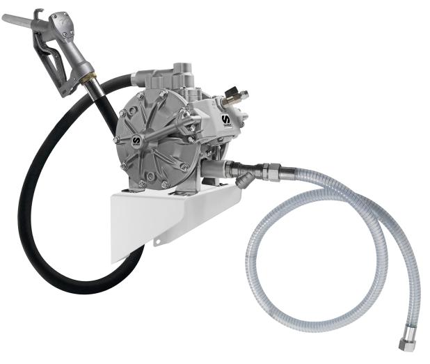 DP200 1:1 - FLUID TRANSFER PNEUMATIC PUMP WITH DISPENSING VALVE, 200
L/MIN, WALL MOUNTED KIT