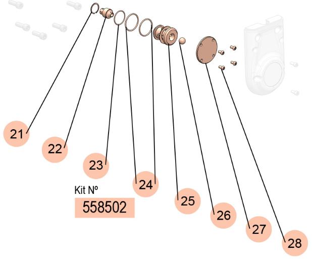 558502, KIT SENSORES DF250