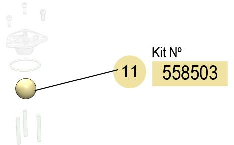 558503, KIT BOLAS DF-250 (ACETAL)
