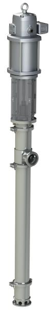 PNEUMATIC PISTON SANITARY PUMP, PUMPMASTER 60, PM60 - 10:1,QUICK-KNOCK-DOWN, 220 L (58 GAL)