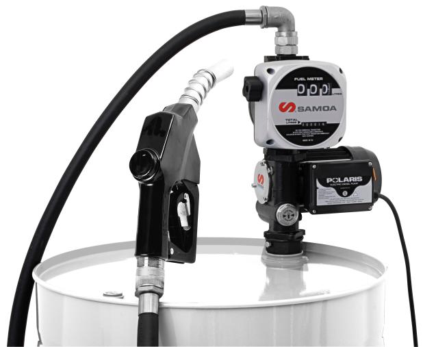 230 V AC POLARIS SERIES ELECTRIC PUMP STATIONARY PACKAGE FOR DIESEL WITH
AUTOMATIC NOZZLE AND METER, 70 L/MIN
