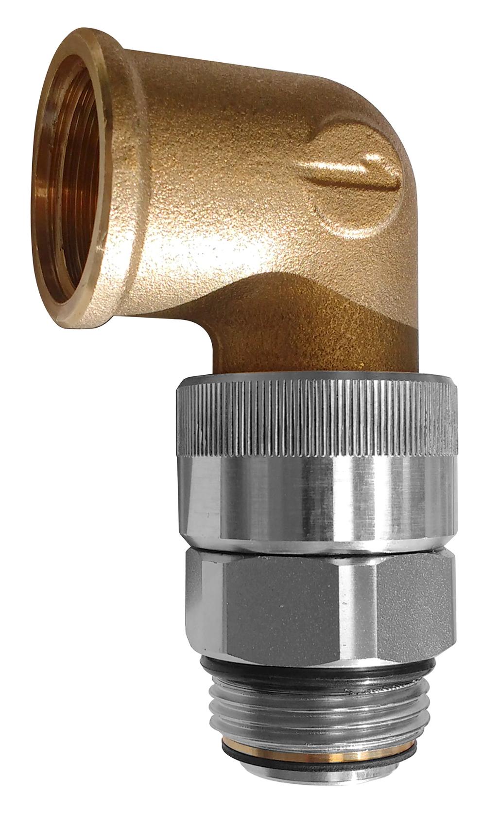 CODO ORIENTABLE PARA SALIDA DE CONTADOR DE FLUIDO, 1