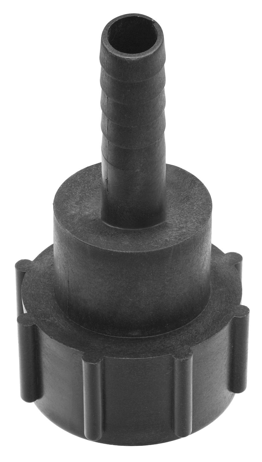 POLYPROPYLENE HYDRAULIC ADAPTER FOR IBC, S60 x 6 (F) – HOSE BARB Ø 19 MM