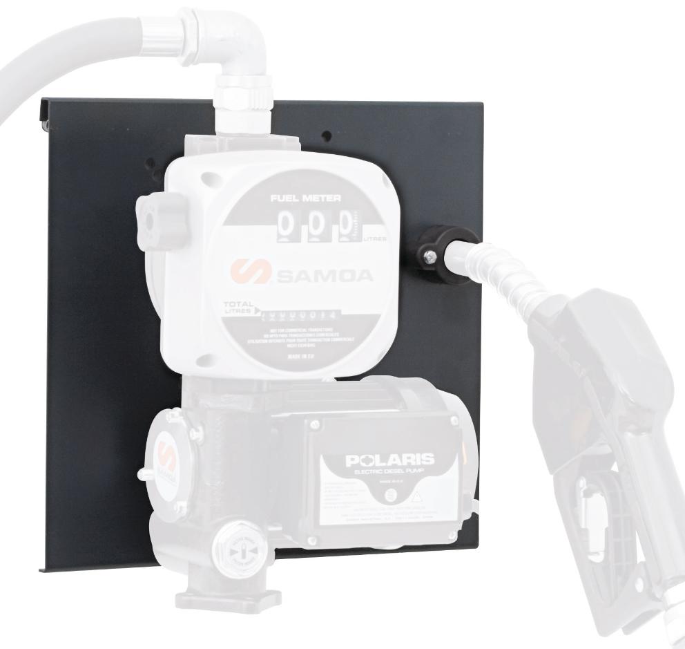 SOPORTE MURAL DE PISTOLA PARA BOMBAS ELÉCTRICAS SERIE POLARIS DIÉSEL (COMPONENTE DE KIT)
