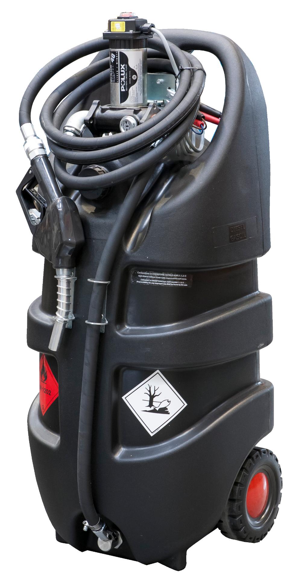 12 V POLUX SERIES MOBILE ELECTRIC PUMP PACKAGE FOR DIESEL, 110 L