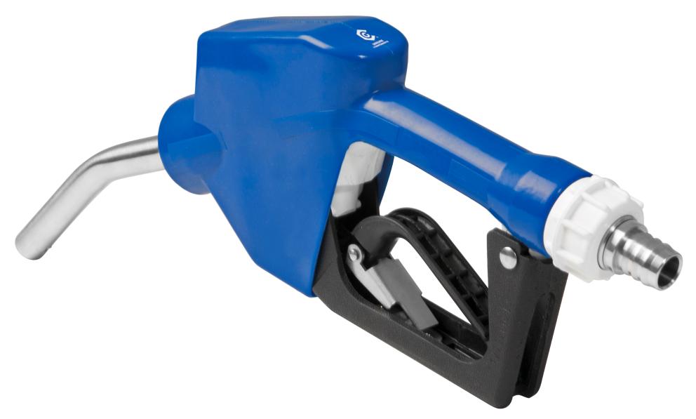 AUTOMATIC STAINLESS STEEL/POLYPROPYLENE NOZZLE, 45 L/MIN, Ø 19 MM INLET