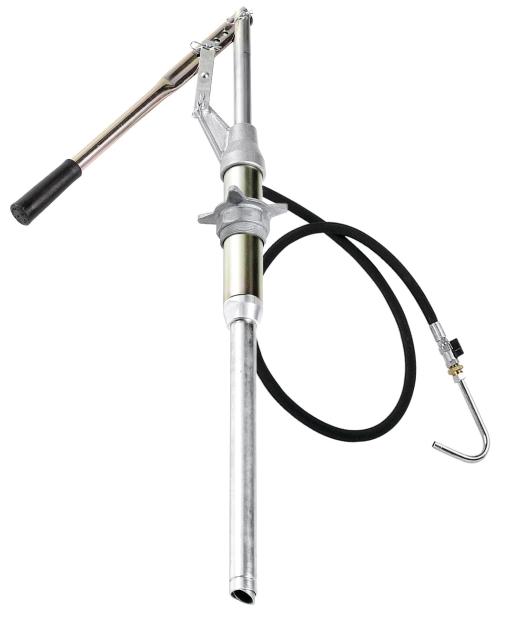 LEVER ACTION HIGH PERFORMANCE PUMP WITH FLEXIBLE OUTLET, 60 - 205 L DRUMS