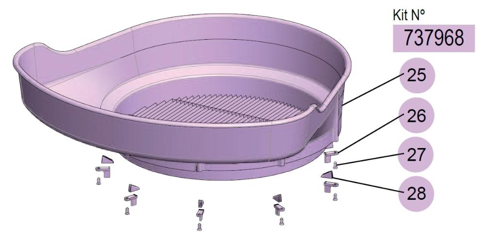 DRAINER100 / COMBO100 EXPANSION FUNNEL KIT