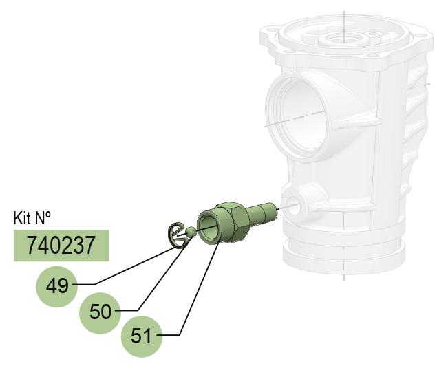 PM3-55:1 OUTLET VALVE KIT