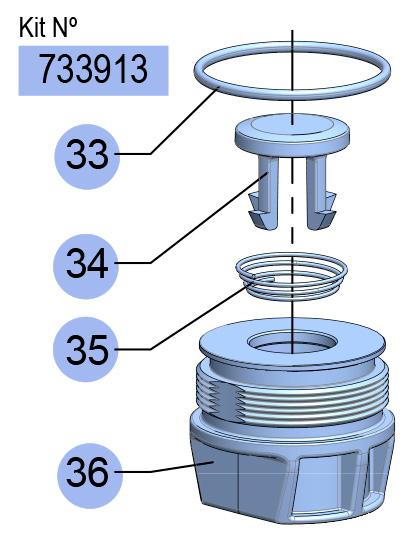 KIT VÁLVULA DE PIE PM2-1,1/NICKEL