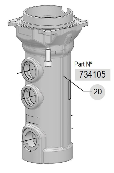 PM4-3:1/SS PUMP BODY